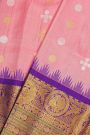 Gadwal Silk Pink Saree