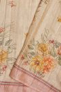 Fancy Tussar Cream Saree