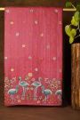Fancy Tussar Rose Pink Saree