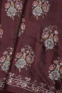 Fancy Tussar Brown Saree