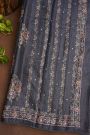 Fancy Tussar Grey Saree