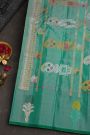 Gadwal Silk Sea Green Saree