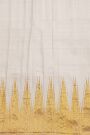Gadwal Silk Off White Saree
