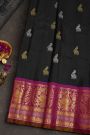 Gadwal Silk Black Saree
