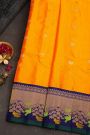 Gadwal Silk Orange Saree