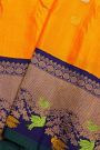 Gadwal Silk Orange Saree