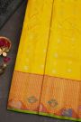 Gadwal Silk Yellow Saree