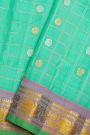 Gadwal Silk Sea Green Saree
