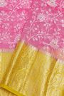 Fancy Organza Pink Saree