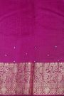Fancy Organaza Sea Blue Saree