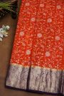 Fancy Organza Red Saree