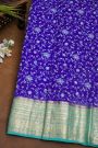 Fancy Organza Royal Blue Saree
