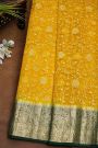 Fancy Organza Mustard Saree