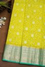 Fancy Organza Yellow Saree