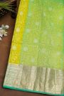 Fancy Organza Yellow Saree