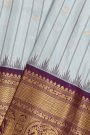 Gadwal Silk Sky Blue Saree