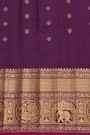 Gadwal Silk Sky Blue Saree