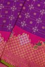 Gadwal Silk Purple Saree