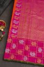 Gadwal Silk Orange Saree