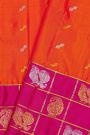 Gadwal Silk Orange Saree