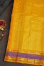 Gadwal Silk Dark Borwn Saree
