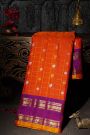 Gadwal Silk Orange Saree