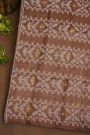 Fancy Tussar Brown Saree