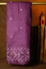 Fancy Tussar Purple Saree