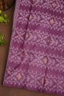 Fancy Tussar Purple Saree