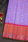 Gadwal Silk Lavender Saree