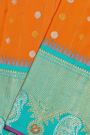 Gadwal Silk Orange Saree