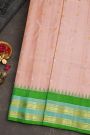 Gadwal Silk Baby Pink Saree