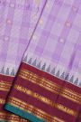 Gadwal Silk Lavender Saree
