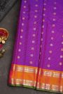 Gadwal Silk Purple Saree