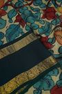 Kalamkari Silk Cream Saree