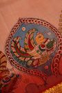 Kalamkari Silk Light Peach Saree