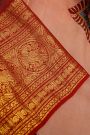 Kalamkari Silk Light Peach Saree