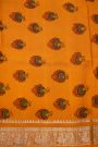 Kalamkari Silk Mustard Saree