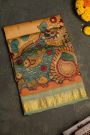 Kalamkari Silk Cream Saree