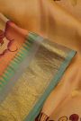 Kalamkari Silk Cream Saree