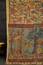 Kalamkari Silk Cream Saree
