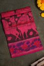 Kalamkari Silk Dual Colour Saree