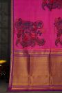 Kalamkari Silk Pink Saree