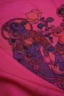 Kalamkari Silk Pink Saree