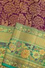Kancheepuram Silk Purple Saree