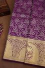 Kancheepuram Silk Purple Saree