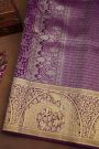 Kancheepuram Silk Purple Saree