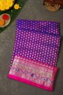 Venkatagiri Silk Purple Saree