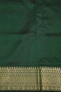 Venkatagiri Silk Bottle Green Saree