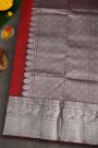 Venkatagiri Silk Red Saree